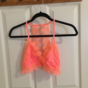 Aerie Neon Orange/Coral Bralette